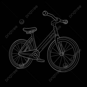 рисунок детский велосипед раскраски страницы на белом фоне наброски эскиз вектор PNG , рисунок крыла, рисунок кольца, рисунок велосипеда PNG картинки и пнг рисунок для й загрузки