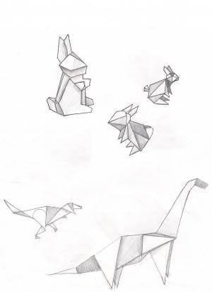 Оригами рисунок