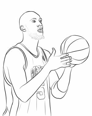 Баскетбол рисунок карандашом