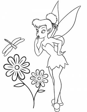 Раскраски феи Динь Динь