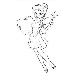 Раскраски Фея зубная