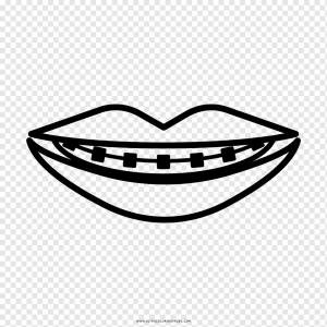 Стоматология Книжка-раскраска Брекеты детские, рот акулы, угол, ребенок, монохромный png