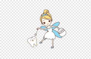 Зубная фея Рисование Иллюстрация, Волшебный Эльф, белый, рука, позвоночный png