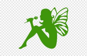 Логотип Зеленого Листа, Зубная Фея, Рисование, Силуэт, Пикси, Эльф, Трава, Растение, площадь, Рисование, эльф png