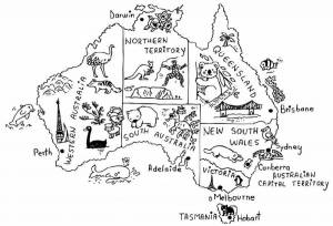 Раскраски Австралия