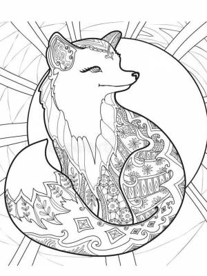 Картинка Лиса Антистресс для девочек