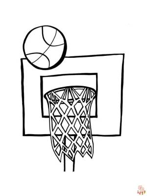 Баскетбол раскраски для детей с GBcoloring