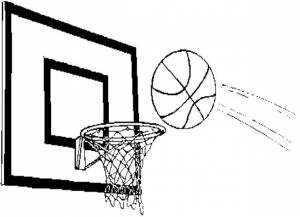 basketball court coloring pages