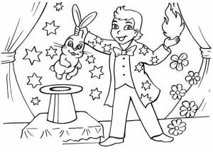 Раскраска Цирк для детей