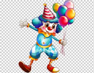 Клоун Рисование Цирк Развлечения, клоуны, ребенок, воздушный шар, вечеринка png
