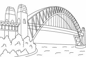 Раскраски Мост