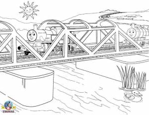 Pаскраска мост 62854