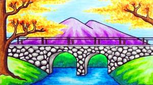 как нарисовать мост