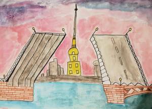 Легкие рисунки достопримечательностей