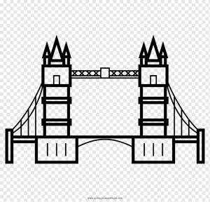 Тауэрский мост Лондонский мост Тауэрский мост Рисунок, мост, угол, мебель, текст png