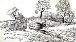 как нарисовать мост