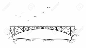 Мост рисунок для детей