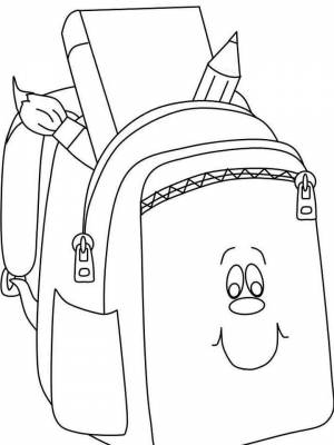 Раскраска Портфель