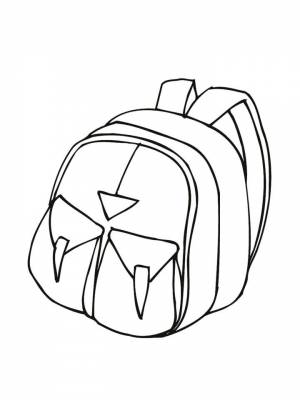 Раскраска Портфель