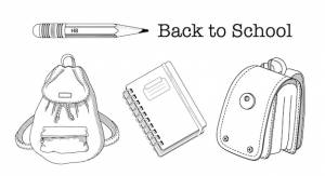 Снова в школу раскраски