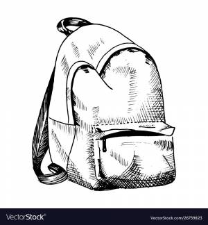 Рюкзак раскраска