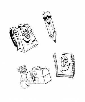 Раскраски рюкзак