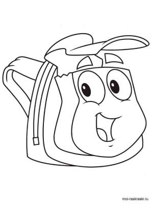 Раскраска Портфель