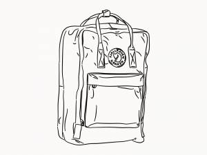 Живые рюкзачки раскраска