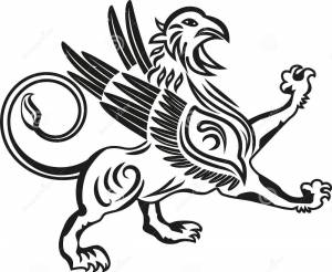 Грифон раскраска