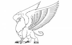 Download Griffin Line Art