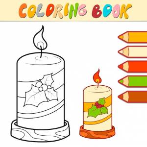 Книжка-раскраска  страница для детей