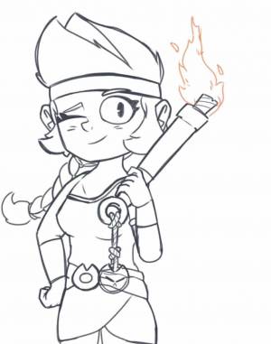 Раскраски Амбер Браво Старс