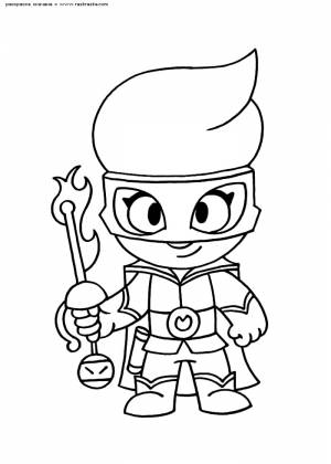 Раскраска Амбер Де Ла Вега