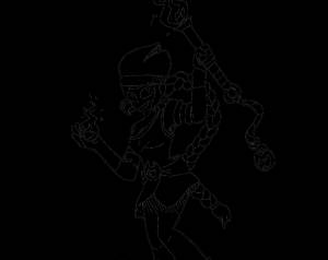 Раскраска Крутая Амбер из Бравла