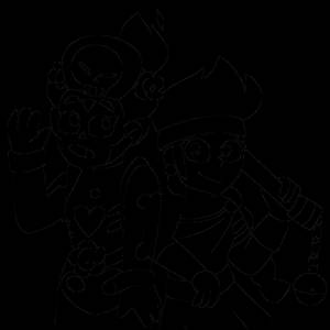 Раскраска Амбер и Колет Браво Старс