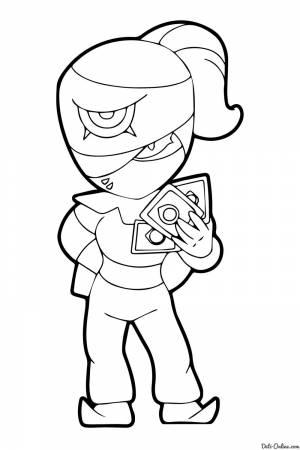 Бравлстарс раскраска