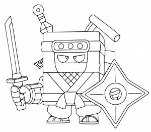 Раскраска Эш