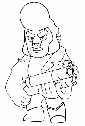 Раскраска Булл