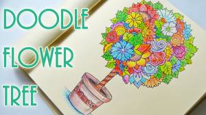 How to Doodle Flower Tree