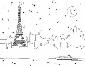 Ночной Париж