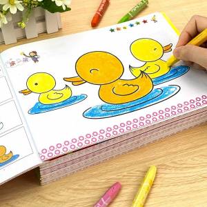 Книга-раскраска для детей 2-3-4-6 лет, 6 книг, 378 страниц