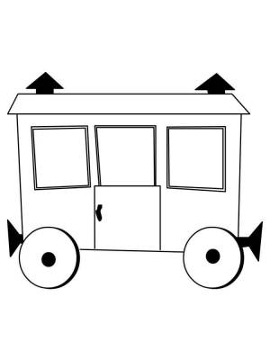 Раскраски Вагон