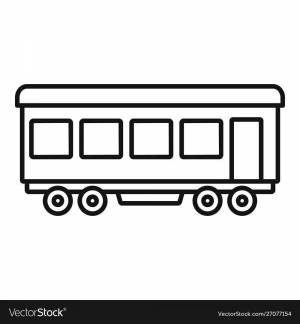 Раскраски Вагон для детей