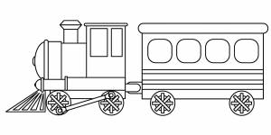 Вагон раскраска