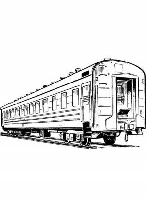 Раскраска вагон