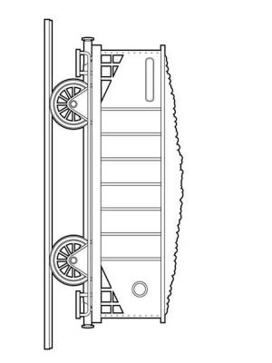 Раскраски Вагон