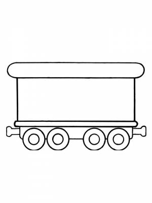 Раскраски Вагон   в формате