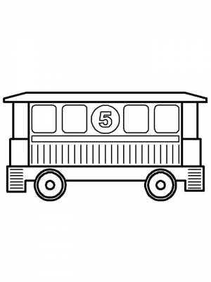 Раскраски Вагон   в формате