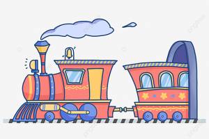 маленький игрушечный вагон PNG , Мультяшный поезд, мультфильм транспортного средства, небольшой поезд PNG картинки и пнг PSD рисунок для й загрузки