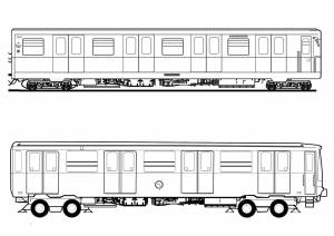 Раскраска Вагон